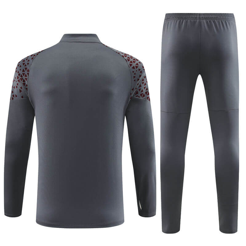 Sudadera Entrenamiento Manchester City 2023/2024 Niño Kit Gris Oscuro